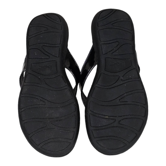 B.O.C by BORN Women's Black Patten Leather Sandals - Picture 3 of 3